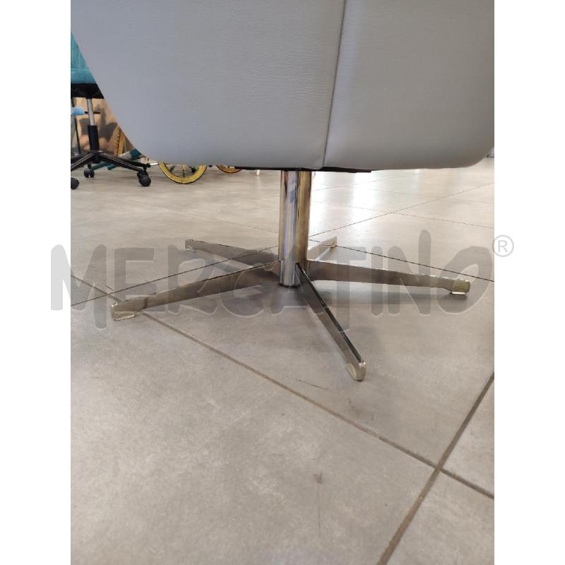 POLTRONA CALIA JACOB PELLE GIALLA | Mercatino dell'Usato Roma eur 5