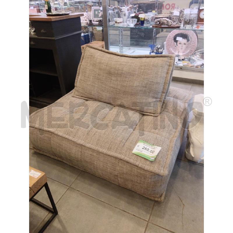 POLTRONA GRI TALPA MAISON DU MONDE | Mercatino dell'Usato Roma eur 1