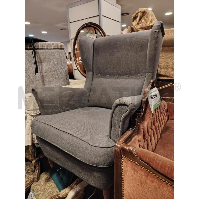 POLTRONA ST BERGERE GRI | Mercatino dell'Usato Roma eur 2