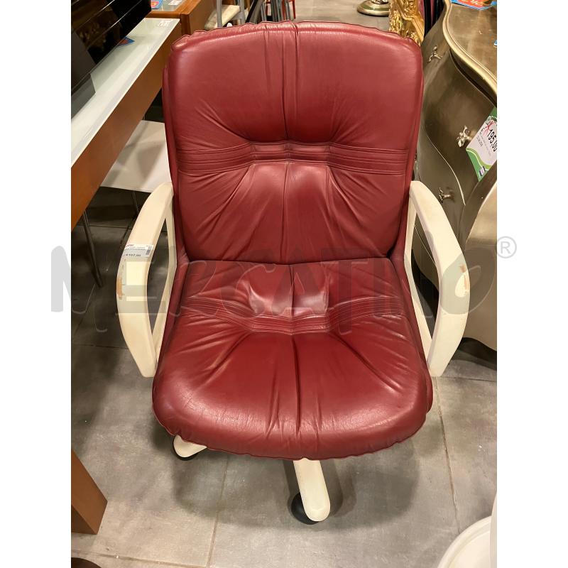 POLTRONA UFFCIO BORDEUX | Mercatino dell'Usato Roma eur 1