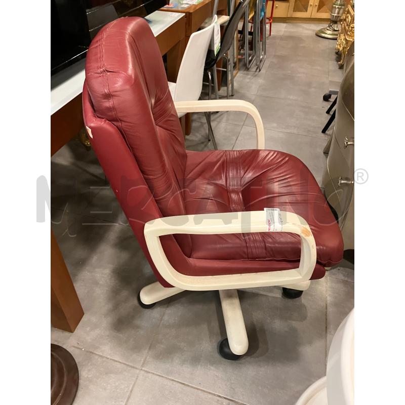 POLTRONA UFFCIO BORDEUX | Mercatino dell'Usato Roma eur 2