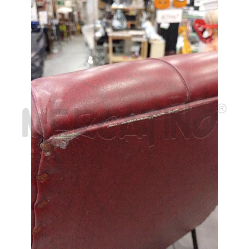 POLTRONA VINTAGE ROSSA | Mercatino dell'Usato Roma eur 4