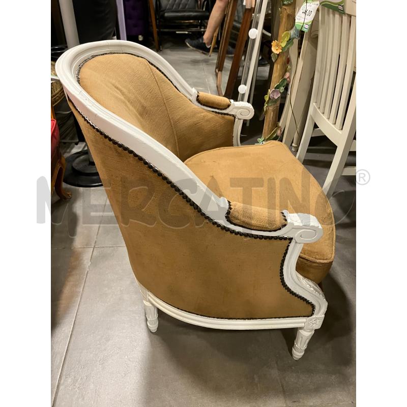 POLTRONCINA BIA TESSUTO MAR | Mercatino dell'Usato Roma eur 2