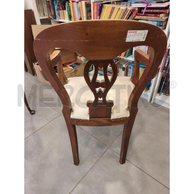 POLTRONCINA LEGNO S/BEIGE  | Mercatino dell'Usato Roma eur 3