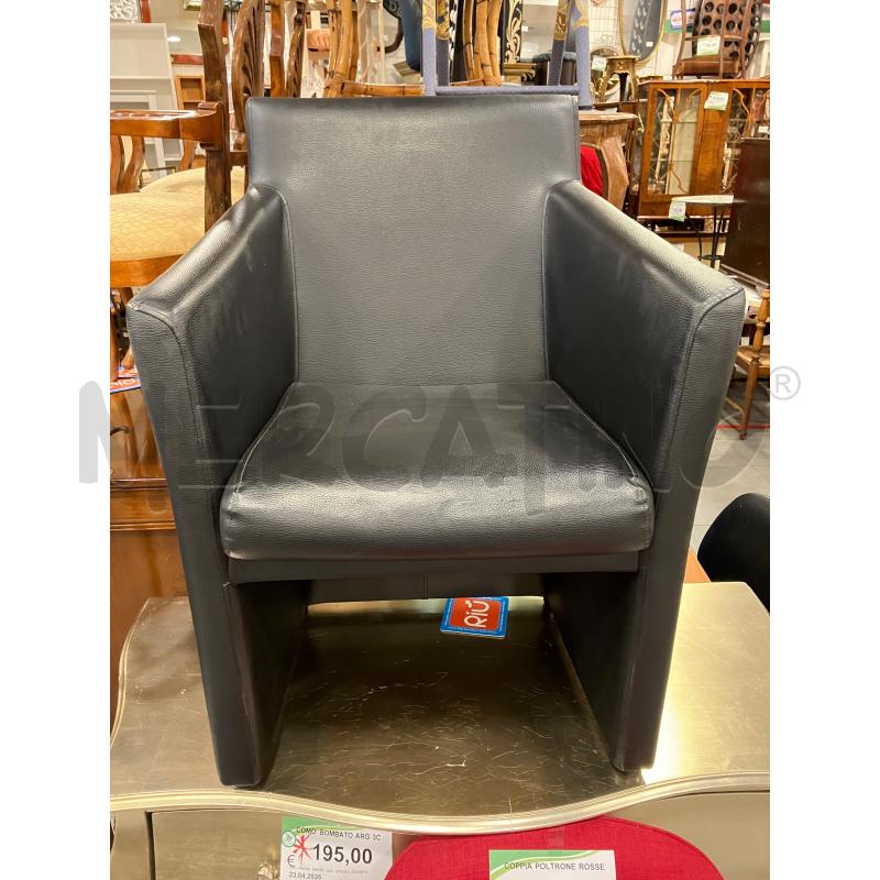 POLTRONCINA NERA | Mercatino dell'Usato Roma eur 1