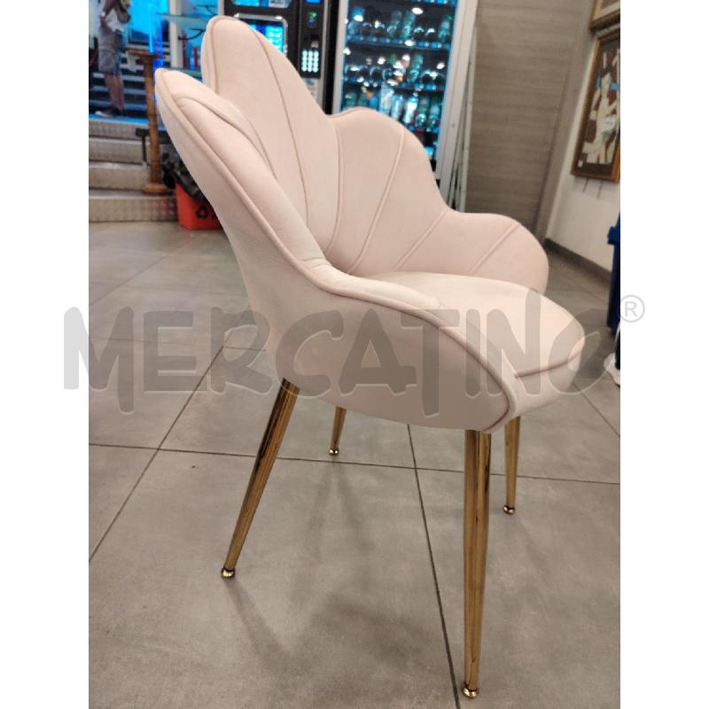 POLTRONCINA VEL ROSA S/FIORE | Mercatino dell'Usato Roma eur 2