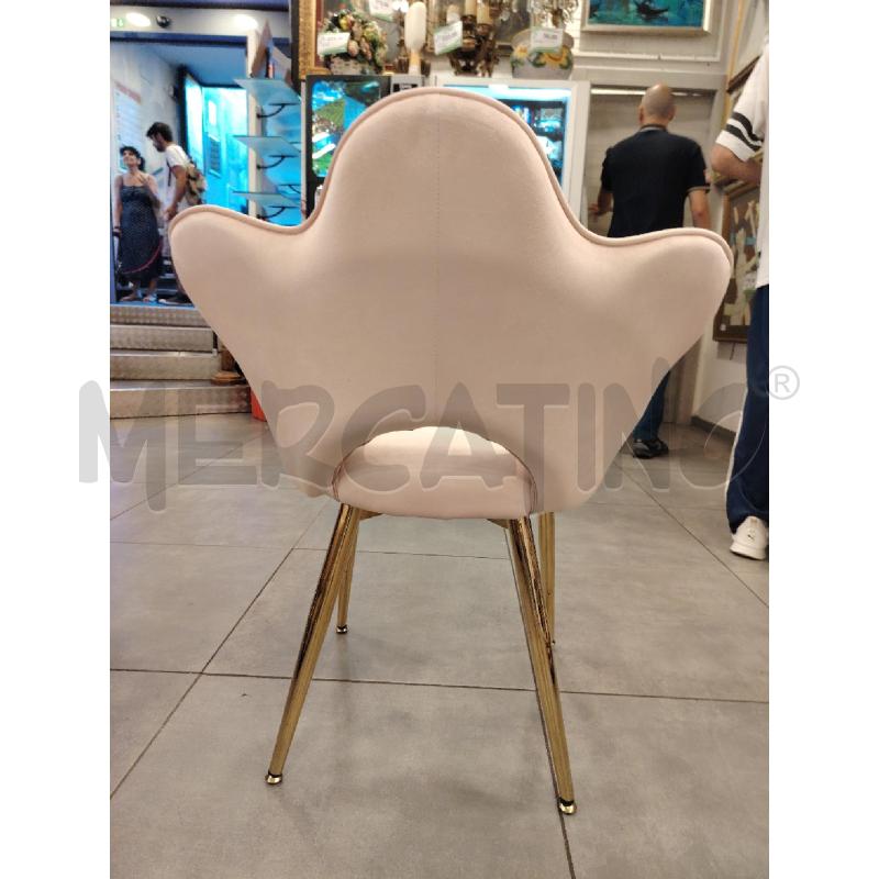 POLTRONCINA VEL ROSA S/FIORE | Mercatino dell'Usato Roma eur 3