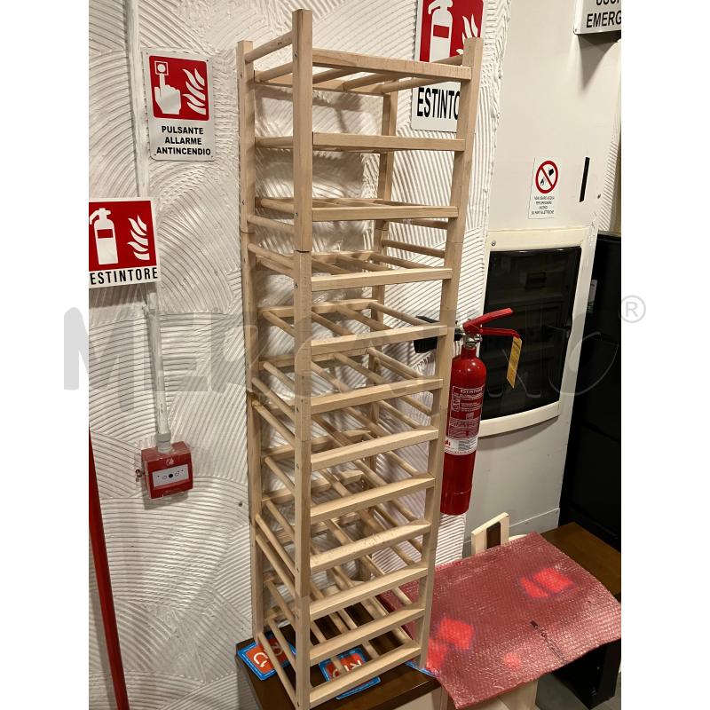 PORTA BOTTIGLIE PZ4 IKEA LEGNO | Mercatino dell'Usato Roma eur 1