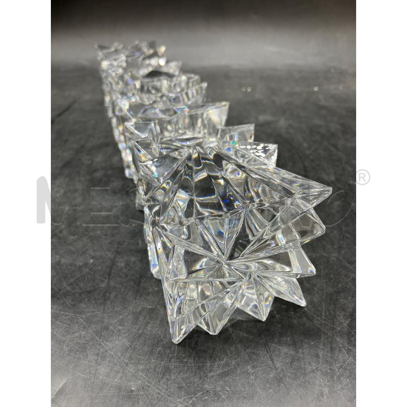 PORTA CANDELA CRISTALLO SAMBONET | Mercatino dell'Usato Roma eur 3