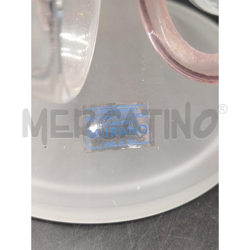 PORTA CANDELA MURANO BRACCIO ROTTO | Mercatino dell'Usato Roma eur 3