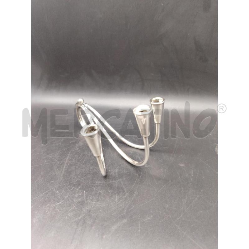 PORTA CANDELA SILVER  | Mercatino dell'Usato Roma eur 1
