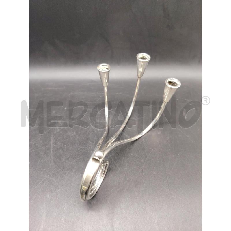 PORTA CANDELA SILVER  | Mercatino dell'Usato Roma eur 2