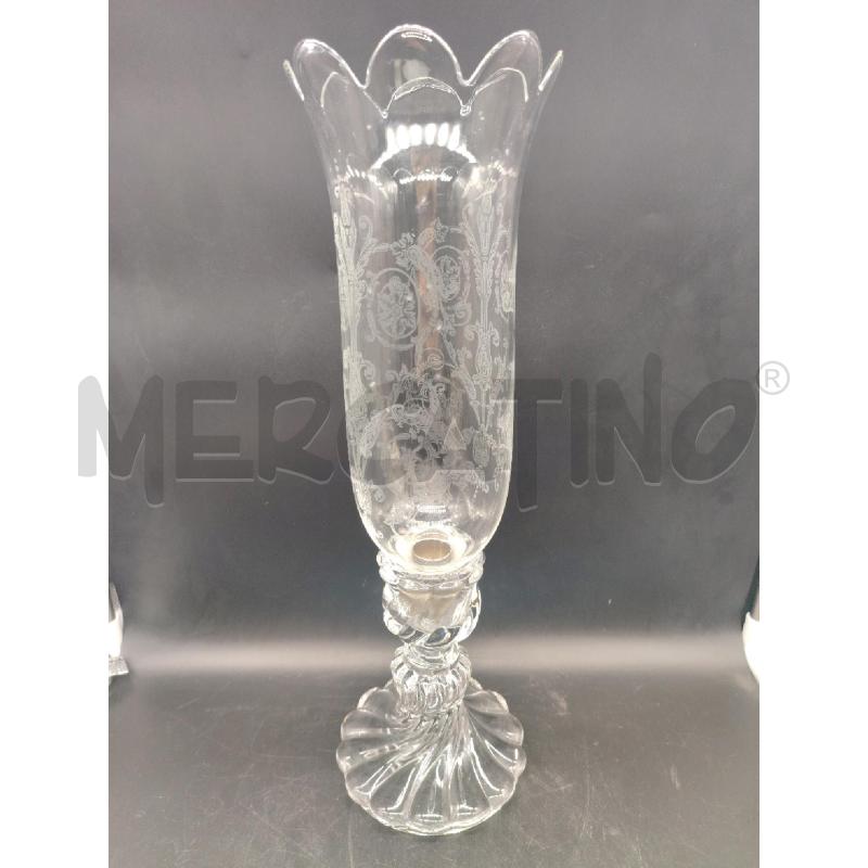 PORTA CANDELA  CRISTALLO BACCARAT  | Mercatino dell'Usato Roma eur 1