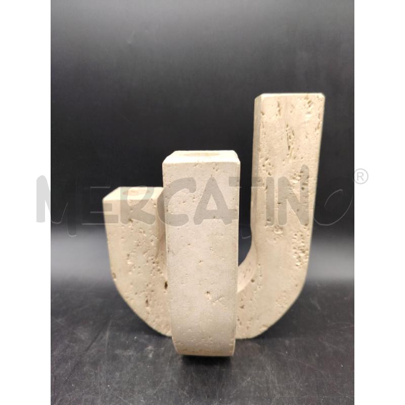 PORTA CANDELA  TRAVERTINO  | Mercatino dell'Usato Roma eur 2