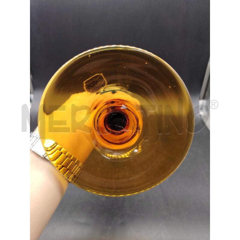 PORTA CANDELA   CRISTALLO COLOR | Mercatino dell'Usato Roma eur 4