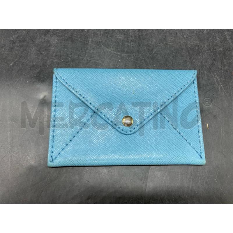 PORTA CARTE COCCINELLE AZZURRO LOVE  | Mercatino dell'Usato Roma eur 1