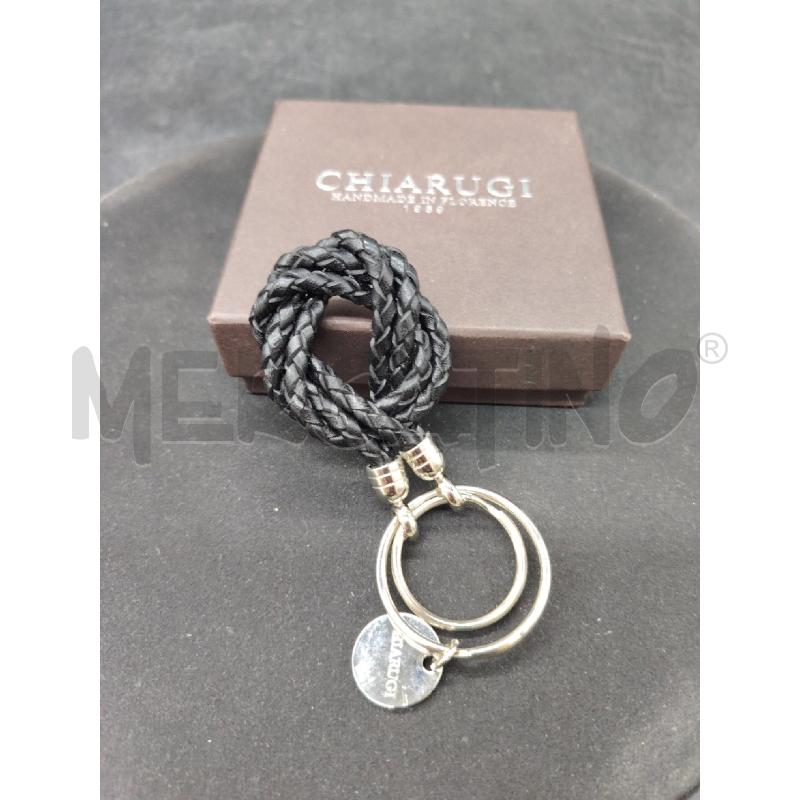 PORTA CHIAVI CHIARUGI NE PELLE INTRECCIATA CERCHI | Mercatino dell'Usato Roma eur 1