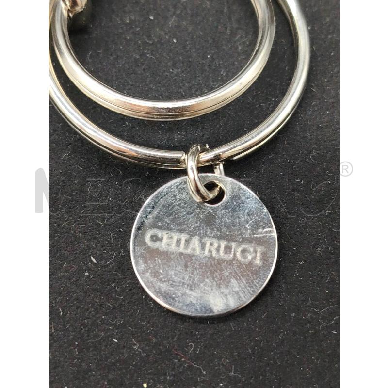 PORTA CHIAVI CHIARUGI NE PELLE INTRECCIATA CERCHI | Mercatino dell'Usato Roma eur 2