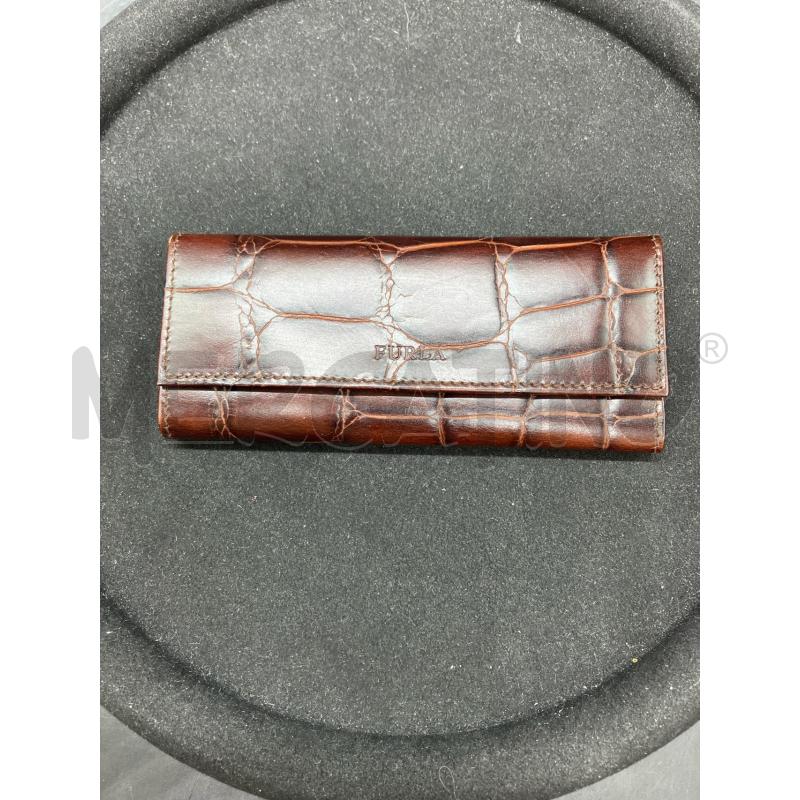 PORTA CHIAVI FURLA MARR EFFETTO COCCO | Mercatino dell'Usato Roma eur 1