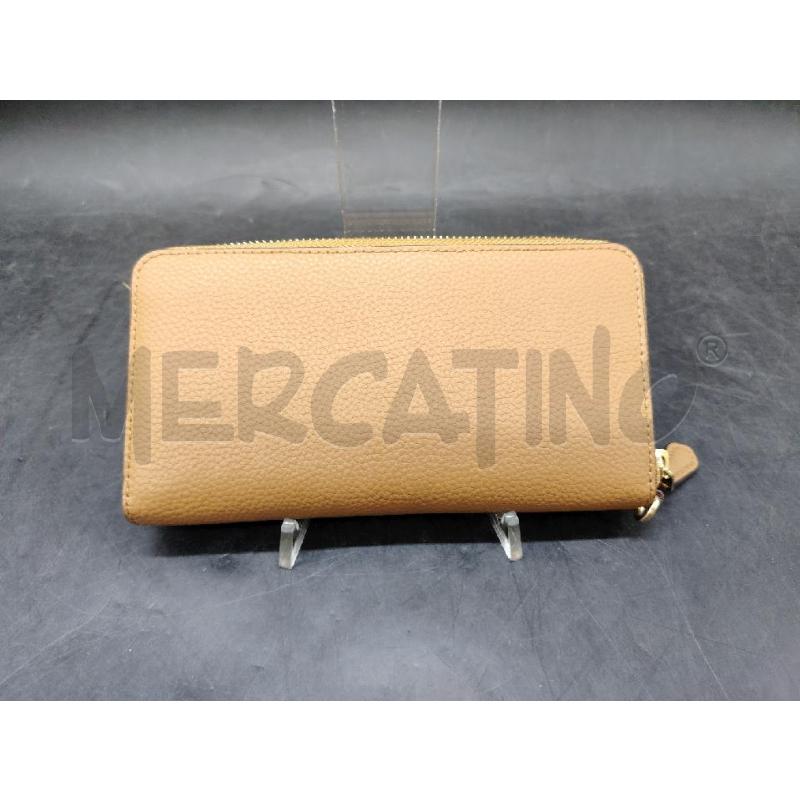 PORTA FOGLIO COACH BEIGE PELLE MARTELLATA | Mercatino dell'Usato Roma eur 2