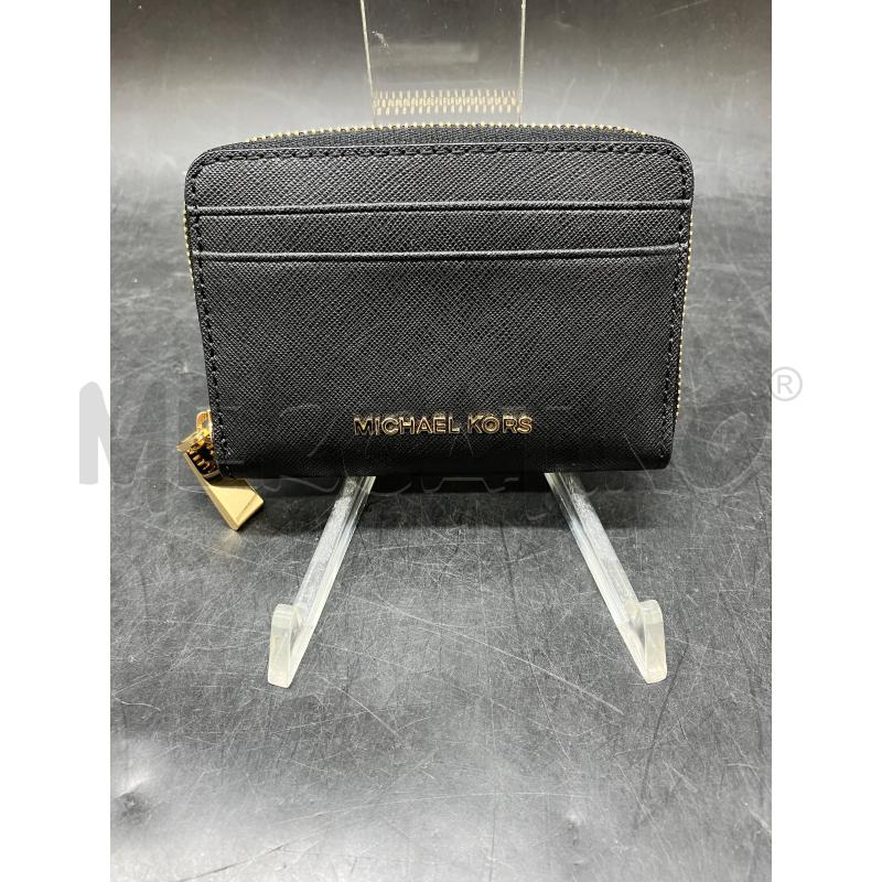 PORTA FOGLIO MICHAEL KORS NERO  | Mercatino dell'Usato Roma eur 1