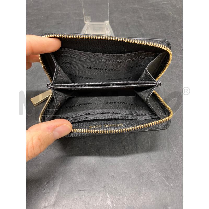 PORTA FOGLIO MICHAEL KORS NERO  | Mercatino dell'Usato Roma eur 3