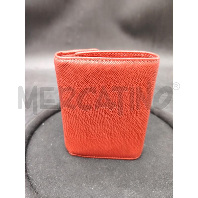 PORTA FOGLIO PRADA SAFFIANO ROSSO | Mercatino dell'Usato Roma eur 3