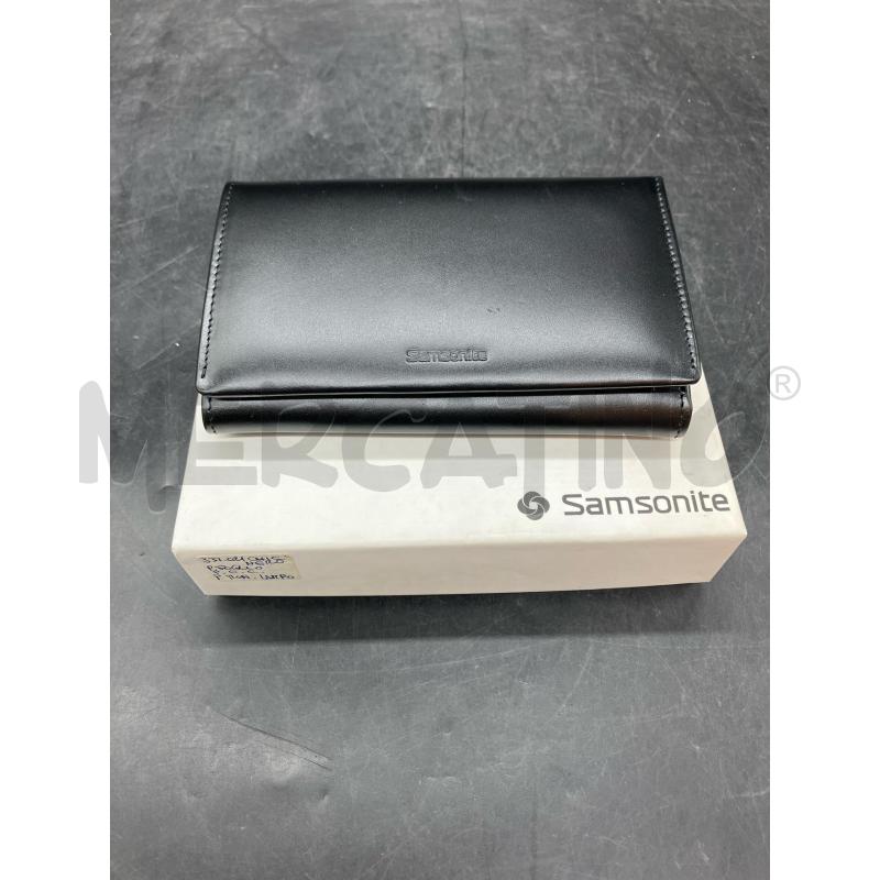 PORTA FOGLIO SAMSONITE NERO SCATOLA | Mercatino dell'Usato Roma eur 1