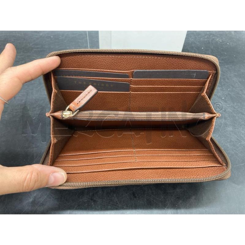 PORTA FOGLIO THE BRIDGE MARRONE TASCA DAVANTI | Mercatino dell'Usato Roma eur 4