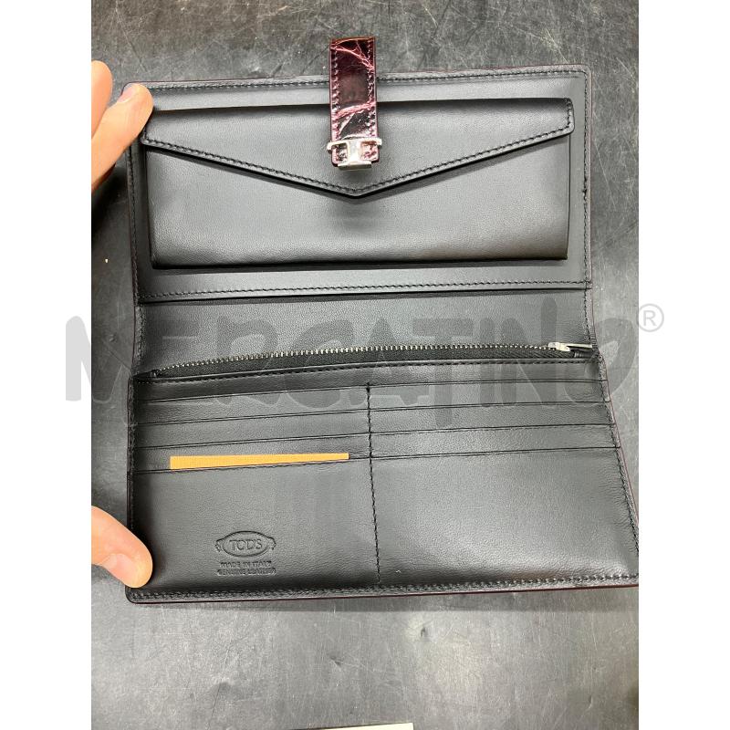 PORTA FOGLIO TODS PELLE MARRONE COCCO | Mercatino dell'Usato Roma eur 4