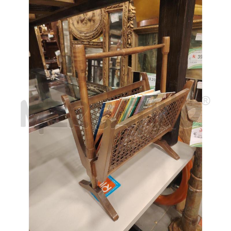 PORTA RIVISTE LEGNO | Mercatino dell'Usato Roma eur 1