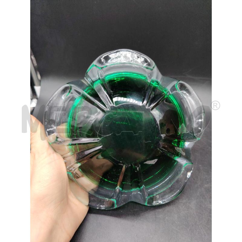 POSA CENERE VETRO MURANO VERDE | Mercatino dell'Usato Roma eur 3
