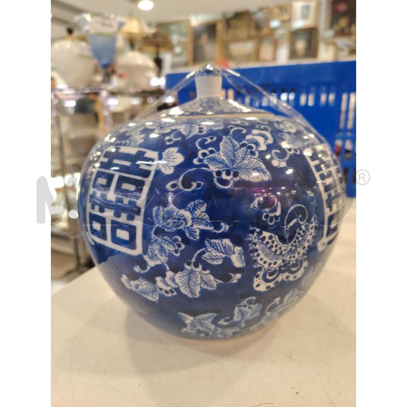 POTICHE VASO DEC BLU | Mercatino dell'Usato Roma eur 1