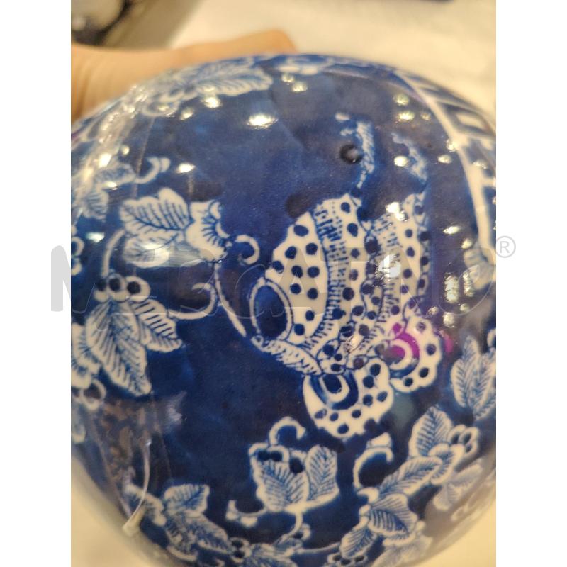 POTICHE VASO DEC BLU | Mercatino dell'Usato Roma eur 3