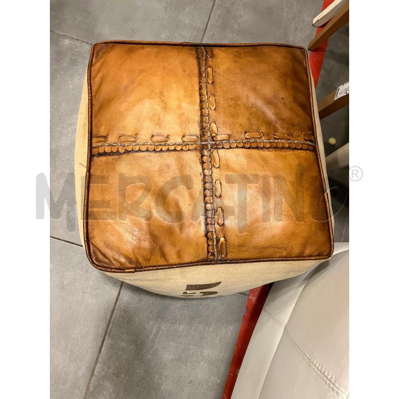 POUF CUOIO S/BAR | Mercatino dell'Usato Roma eur 2