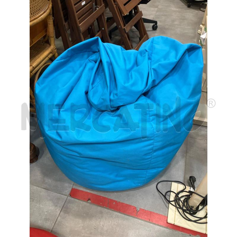 POUF GRANDE BLU | Mercatino dell'Usato Roma eur 1