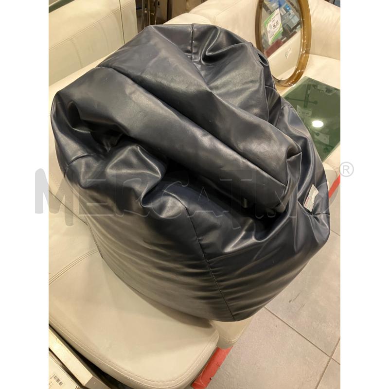 POUF POLTRONA A SACCO NERO  | Mercatino dell'Usato Roma eur 2