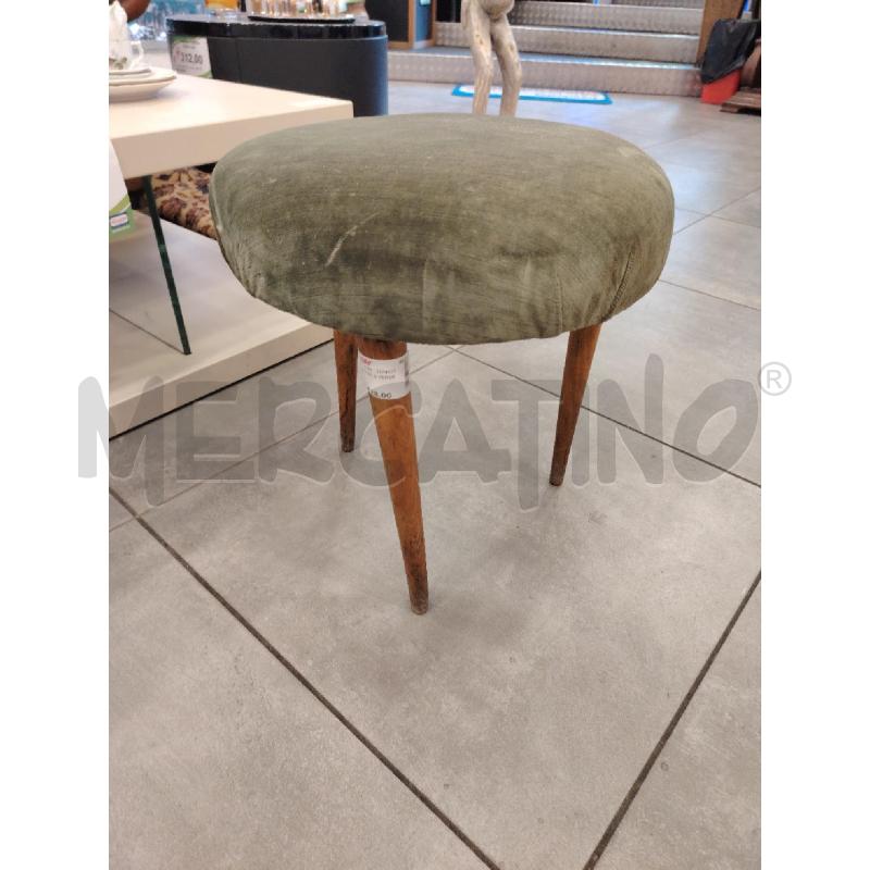 POUF VINTAGE S/VERDE | Mercatino dell'Usato Roma eur 1