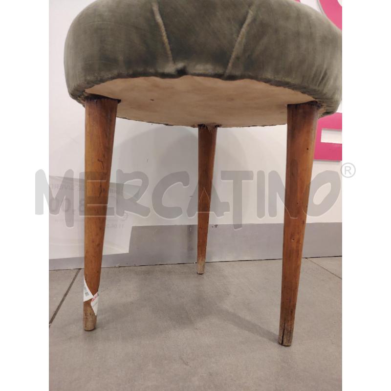 POUF VINTAGE S/VERDE | Mercatino dell'Usato Roma eur 3