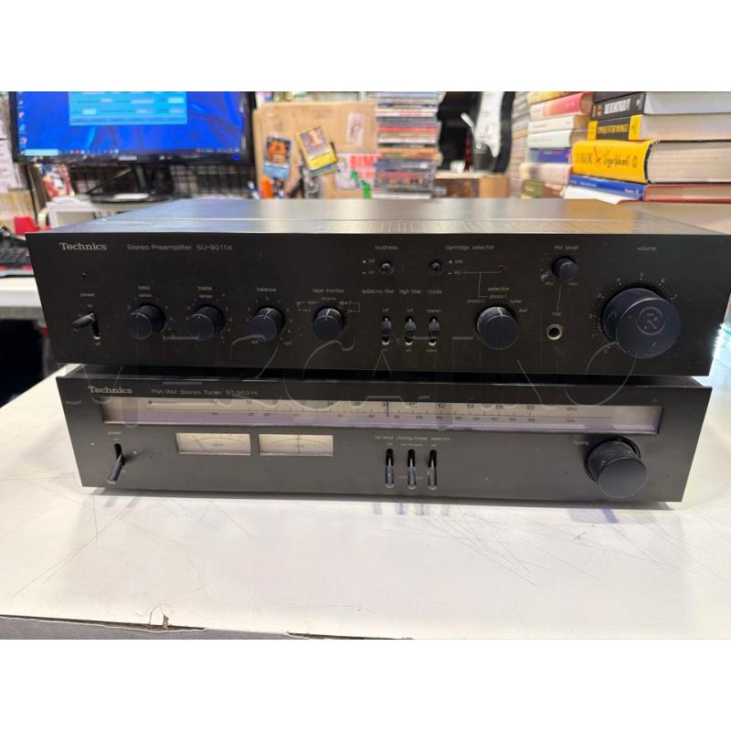 PREAMPLIFICATORE TECHNICS SU 9011K + TUNER ST 9131K | Mercatino dell'Usato Roma eur 1