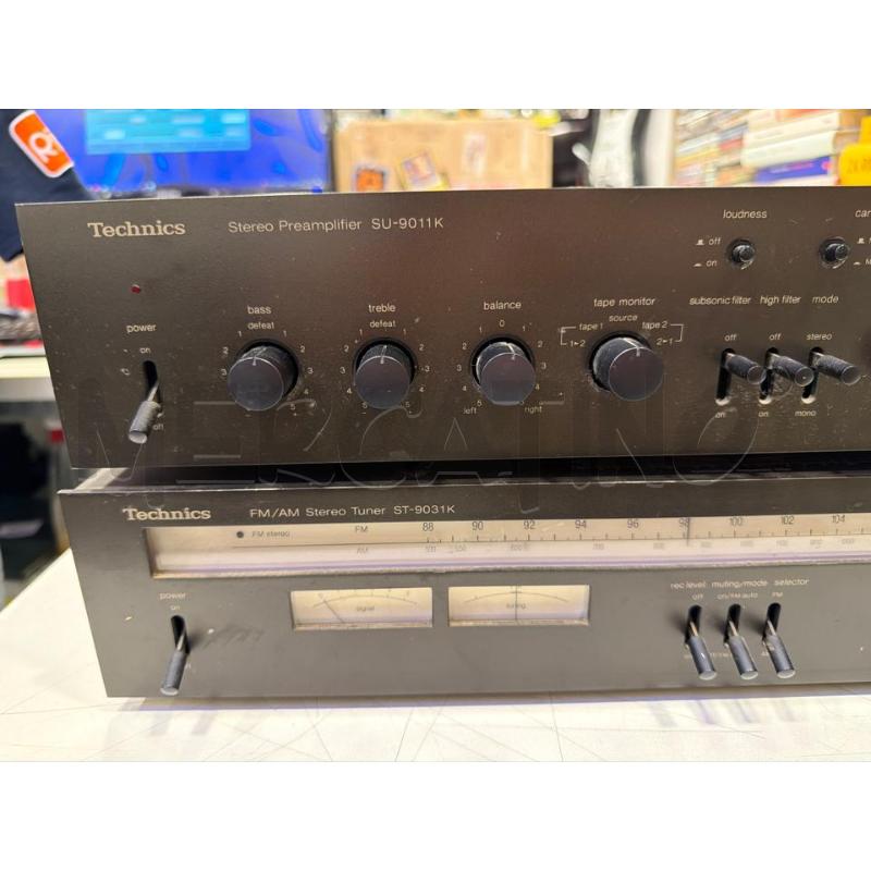 PREAMPLIFICATORE TECHNICS SU 9011K + TUNER ST 9131K | Mercatino dell'Usato Roma eur 4