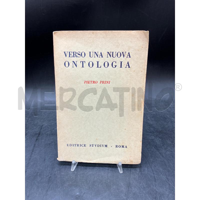 PRINI VERSO UNA NUOVA ONTOLOGIA EDITRICE STUDIUM | Mercatino dell'Usato Roma eur 1