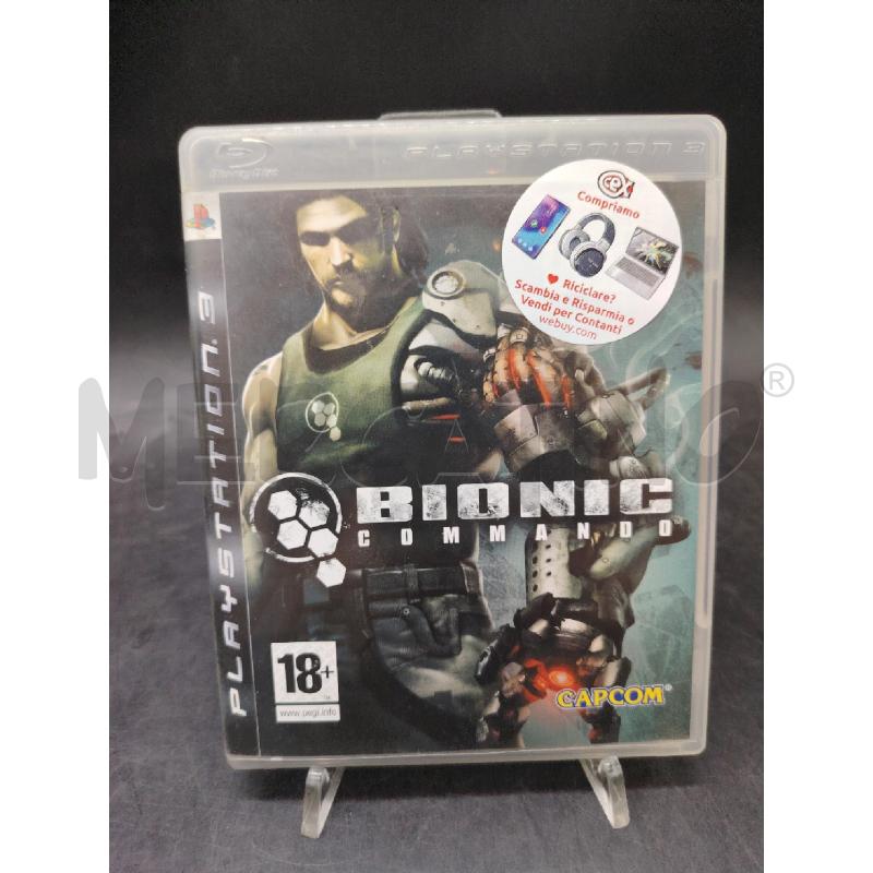 PS3 BIONIC COMMANDO | Mercatino dell'Usato Roma eur 1