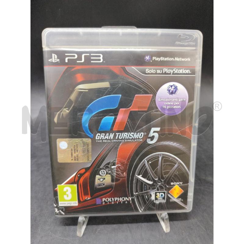 PS3 GRAN TURISMO 5  | Mercatino dell'Usato Roma eur 1