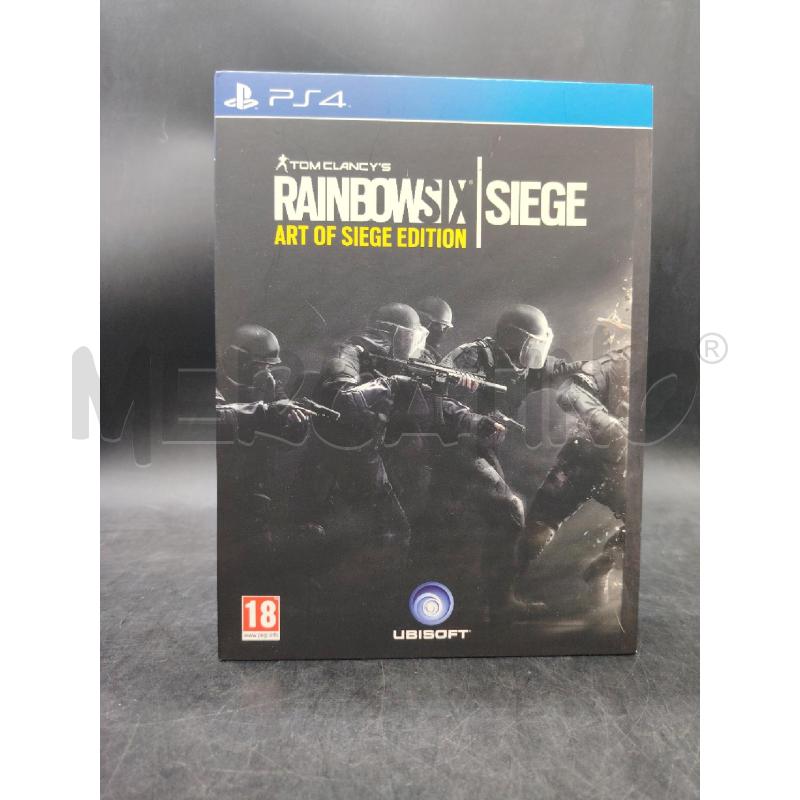 PS4 RAINBOW SIX SIEGE ART OF SIEGE EDITION | Mercatino dell'Usato Roma eur 1