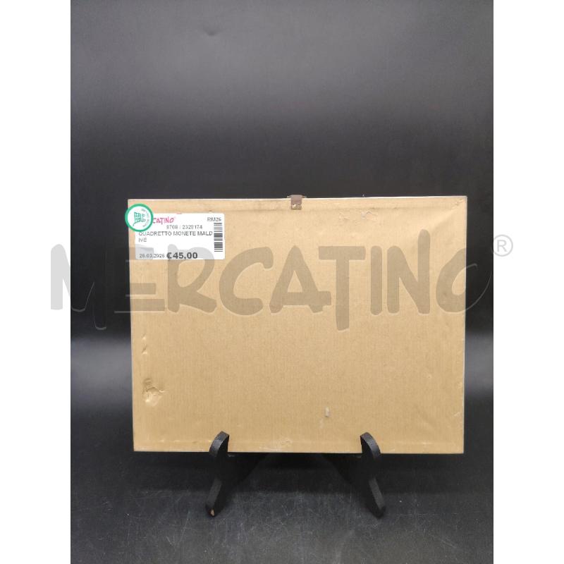 QUADRETTO MONETE MALDIVE | Mercatino dell'Usato Roma eur 4