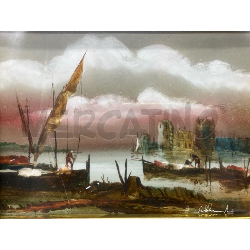 QUADRO A FIRMA ALBRECHT  | Mercatino dell'Usato Roma eur 2