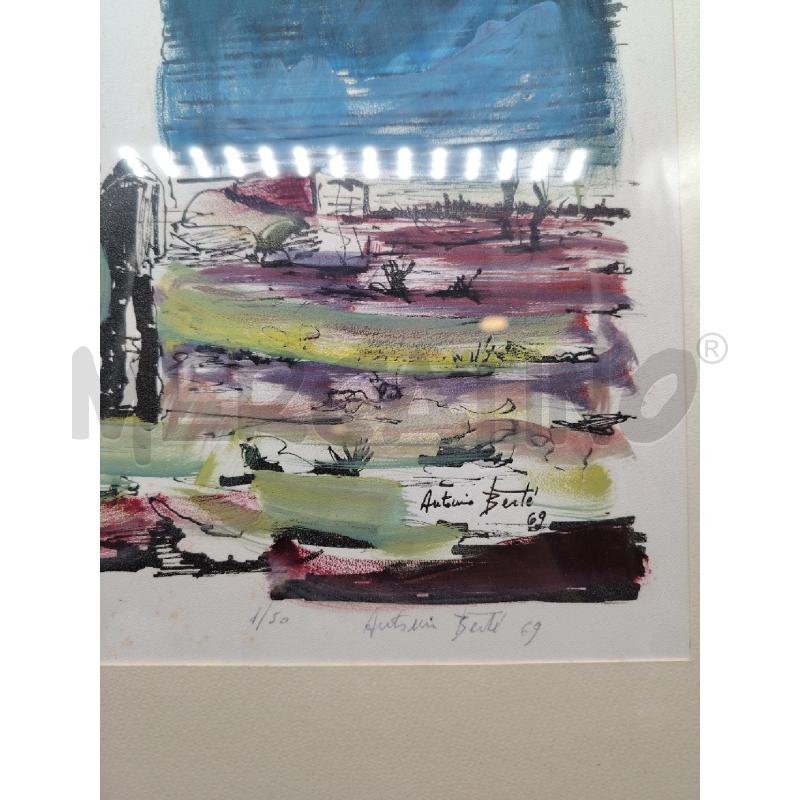 QUADRO A FIRMA BERTE'  | Mercatino dell'Usato Roma eur 2
