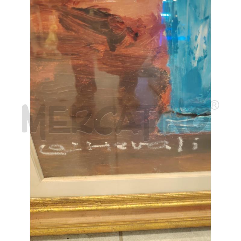 QUADRO A FIRMA CARNEVALI VASO C/CROC | Mercatino dell'Usato Roma eur 2