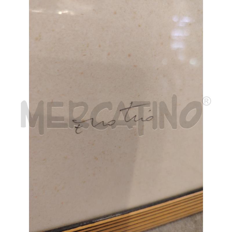 QUADRO A FIRMA ENOTRIO  | Mercatino dell'Usato Roma eur 2